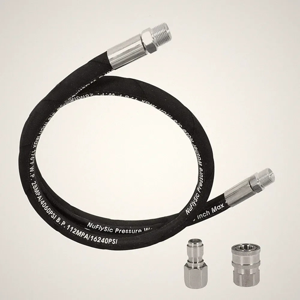 Pressure Washer Whip Hose, Power Washer Jumper Hose 4000 PSI, 12FT