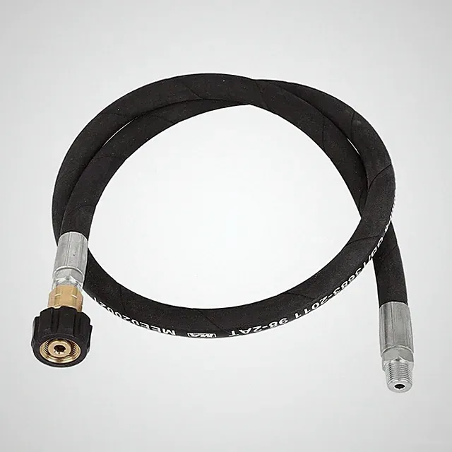 Pressure Washer Whip Hose Swivel Steel Connector Reel Jumper Lead Hose