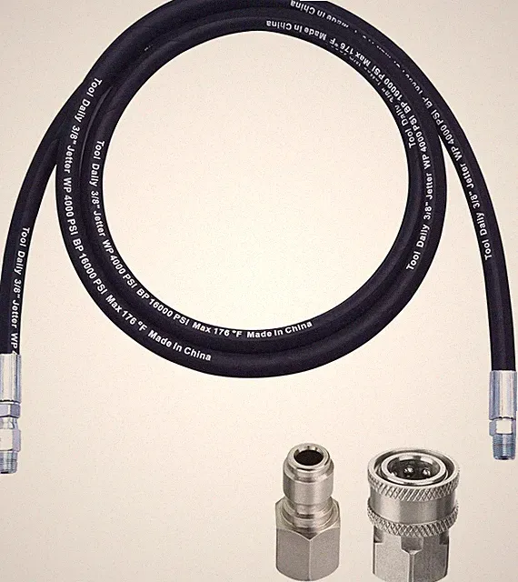 Pressure Washer Whip Hose with Swivel, Hose Reel Connector for Pressure Washing