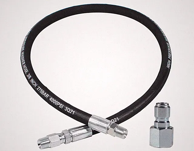 Pressure Washer Whip Hose with Swivel Steel Connector 3/8 Whip Line for Press...