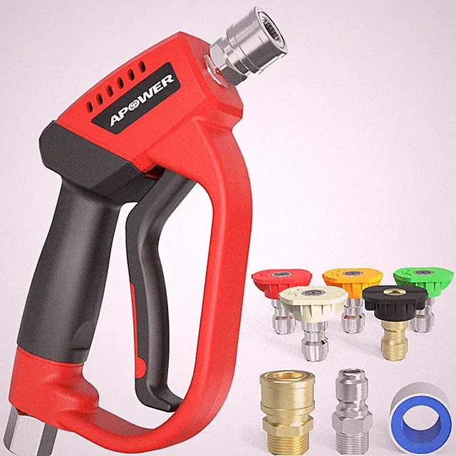 Pressure Washer with 360 Swivel, Max 5000 PSI Power Washer Short with 3/8" Pl...