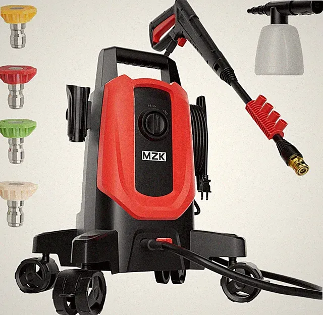 Pressure Washer with 4 Quick-Connect Nozzles, Foam Cannon for Easy Replacement