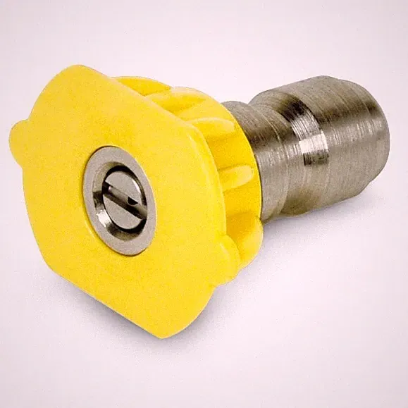 Pressure Washer Yellow Nozzle QC, 15 Degree X 4.0, GP, 8.712-346.0