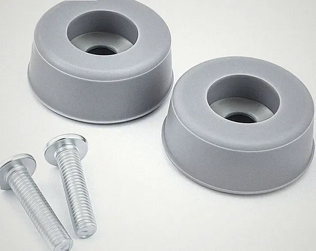 Pressure Washers Rubber Feet for Most Brands of Gas Washer, 2Pcs Gray