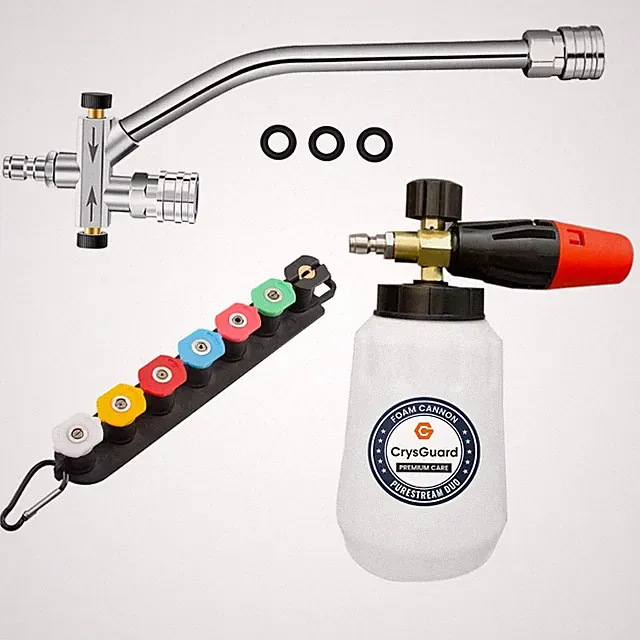 ProDetail Dual Foam Cannon Kit 4000PSI Brass Stainless Quick Switch Nozzle