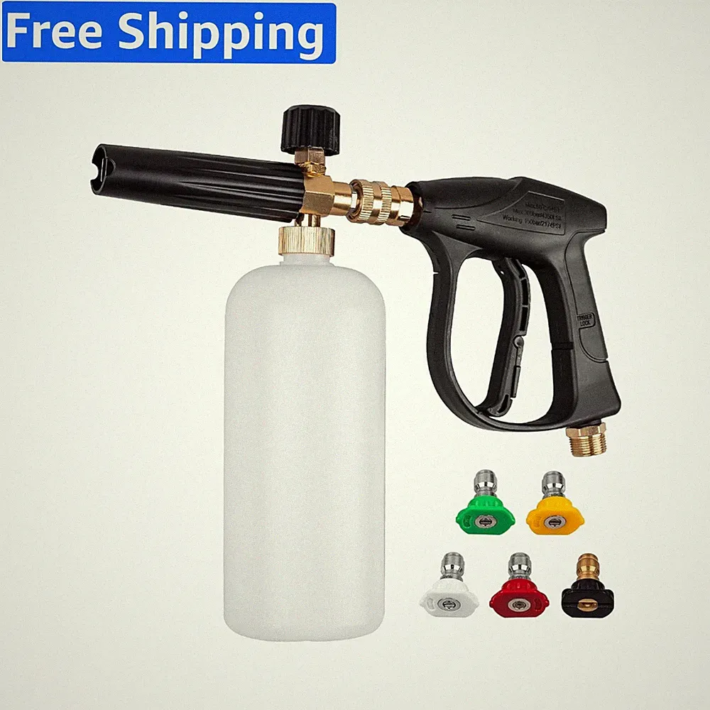 Professional 2000 PSI Pressure Washer with Foam Cannon and 5 Adjustable Nozzles