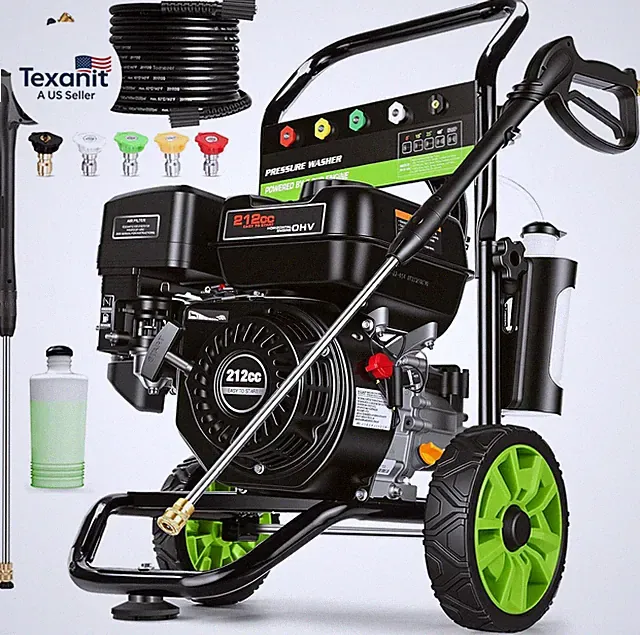 Professional 4200PSI 4GPM 212CC Gas Exterior Cleaner, 7.0HP Commercial Gas Washi