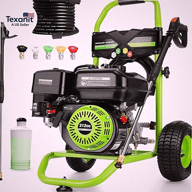 Professional 4200PSI 4GPM 212CC Gas Exterior Cleaner, 7.0HP Commercial Washing M