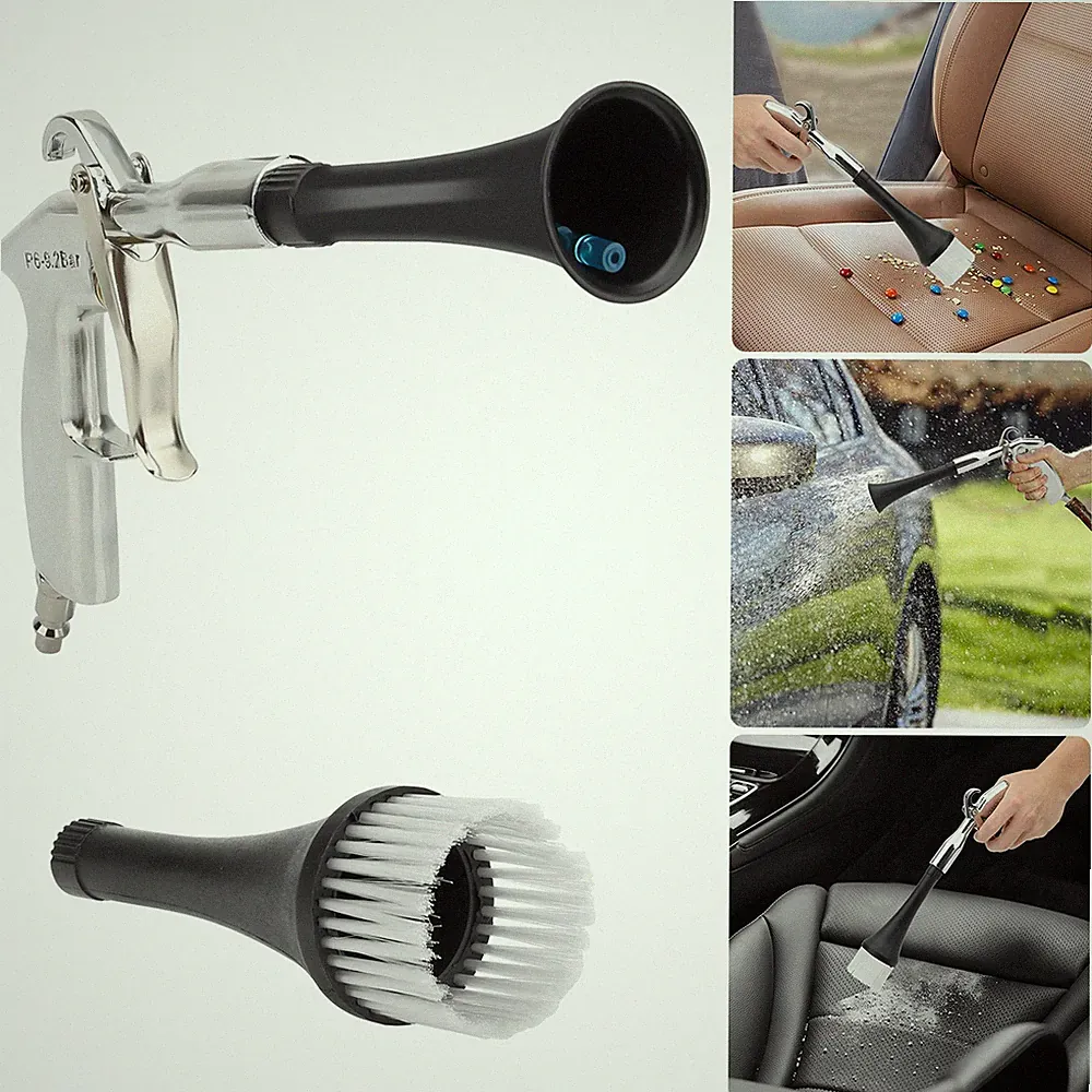 Professional Dual Nozzle Air Cleaning Gun Dry Blower for Garage Home Detailing