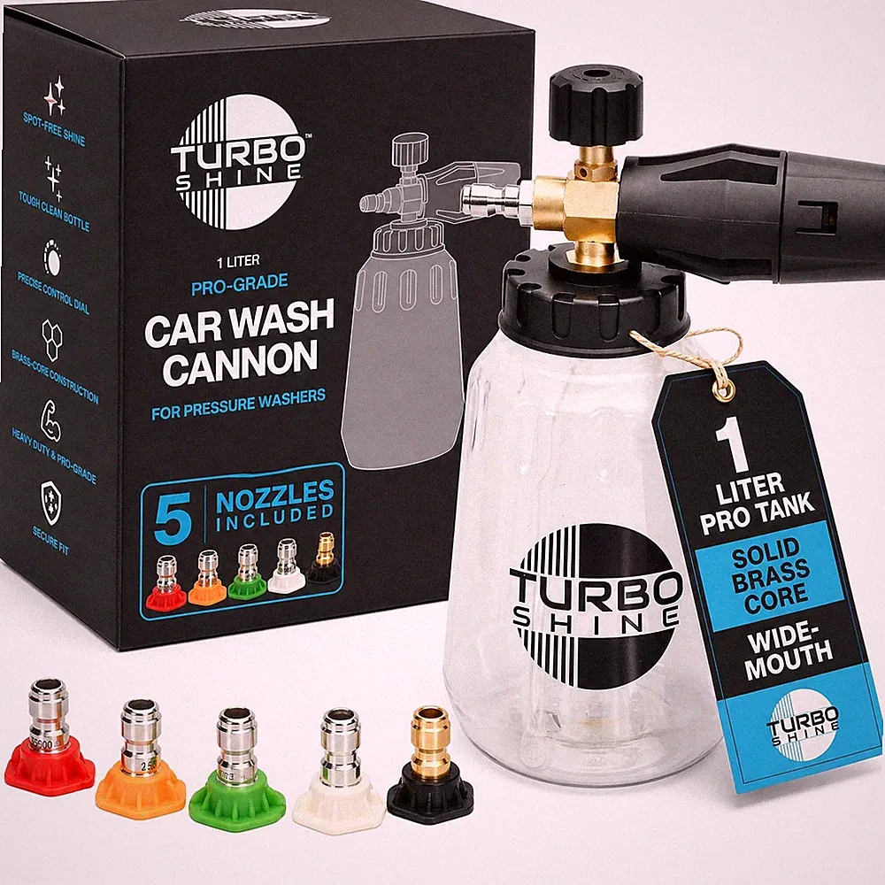 Professional Foam Cannon for Pressure Washer – Wide Mouth Snow Foam Lance
