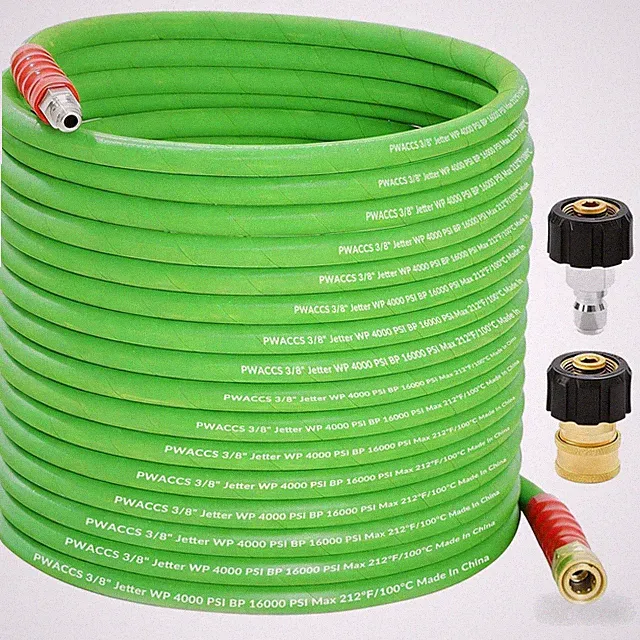 Professional Grade 3/8" Pressure Washer Hose, 4000 PSI