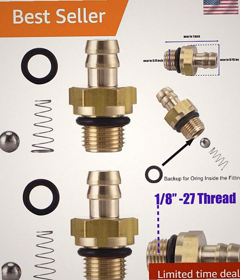Professional-Grade Pressure Washer Chemical Injector Set – Easy Installation