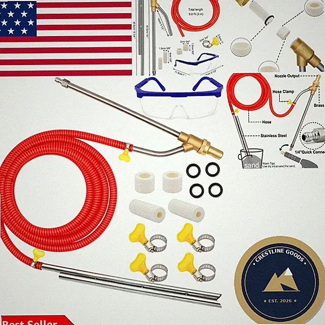 Professional Grade Pressure Washer Sandblaster - Complete Cleaning Solution