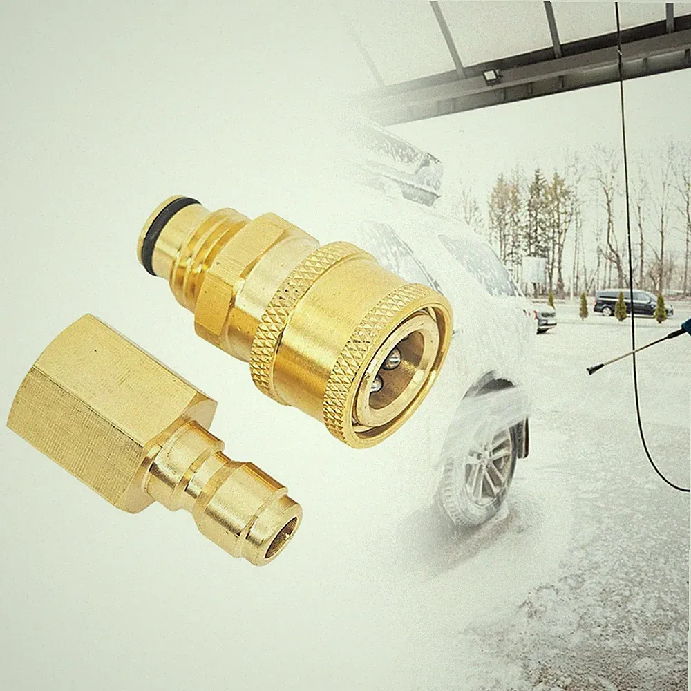 Professional Pressure Washer Adapter Coupler for Car Washing Garden Watering