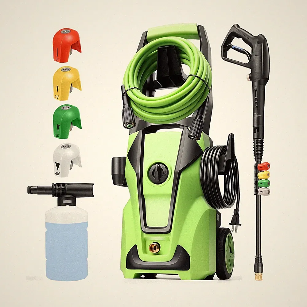 Professional Pressure Washer, Electric 5000PSI Power Washer with Foam Cannon,...