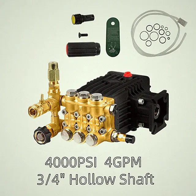 Professional Pressure Washer Pump 4000PSI 4GPM 3/4" Shaft Opt Direct Drive