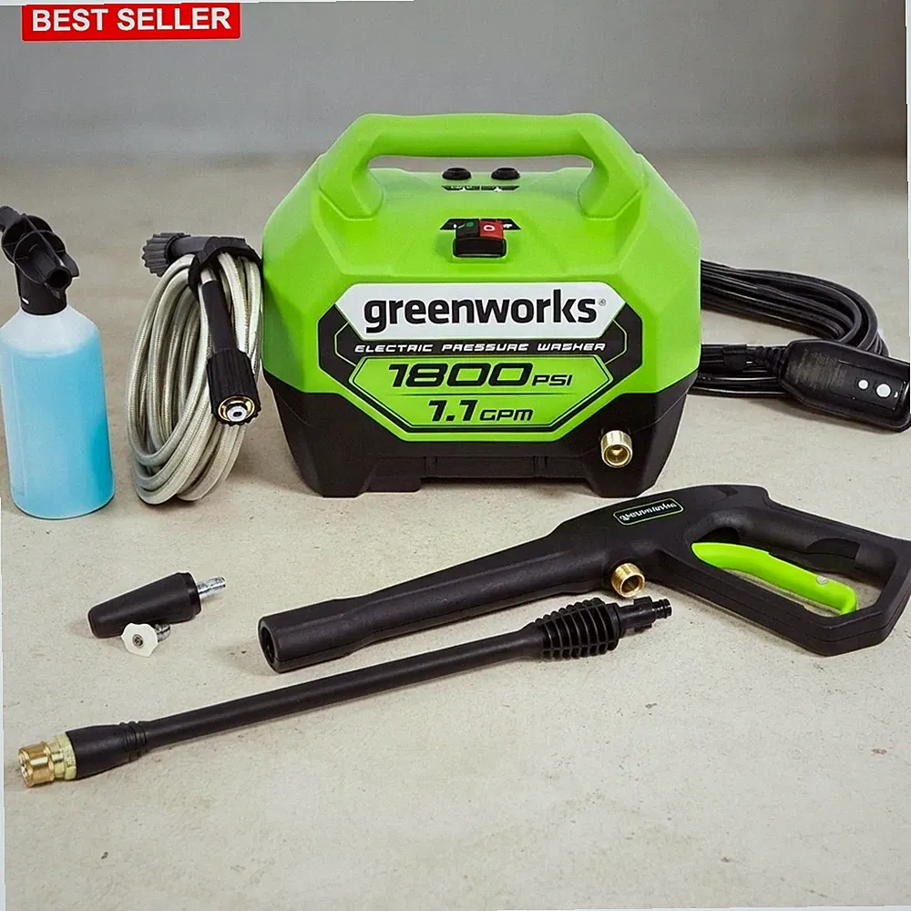 PSI (1.1 GPM) Electric Pressure Washer PWMA 1800 Great Light-duty Residential 40