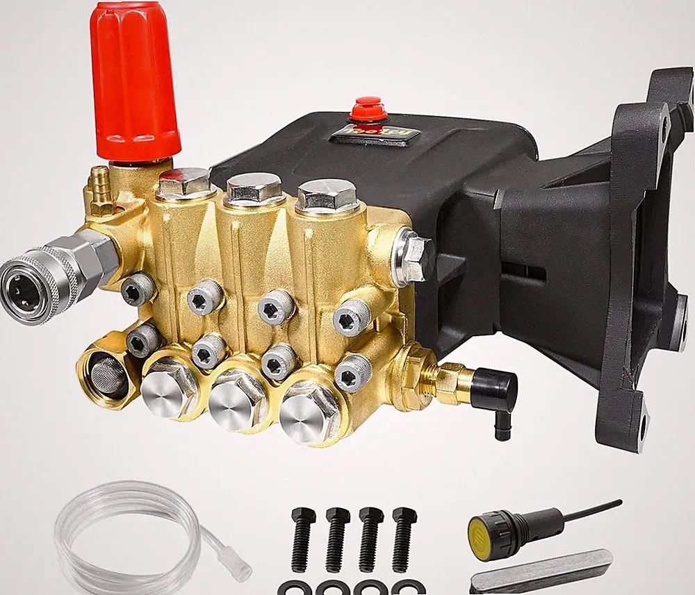 PSI Triplex Pu GPM Max, Washer Pressure 4 Plunger TOOLCY Pump 3600-4400 Pressure