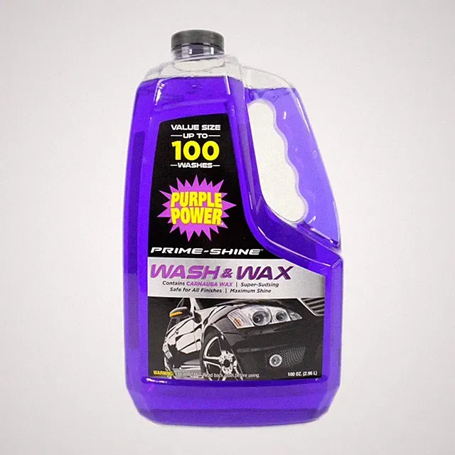 Purple Power Wash & Wax 100 oz Automotive Cleaner with Carnauba Wax