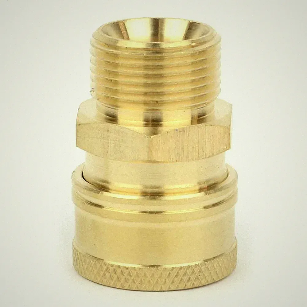PW7152 Pressure Washer M22 Male Fitting x 3/8 Inch QC, Brass Coupler 2700 PSI