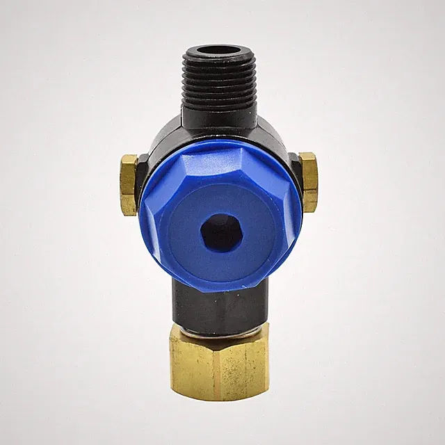 PW7204 Water Inlet Filter 3/4 Inch Female NH 1/2 Inch MNPT Blue Hardware Tool