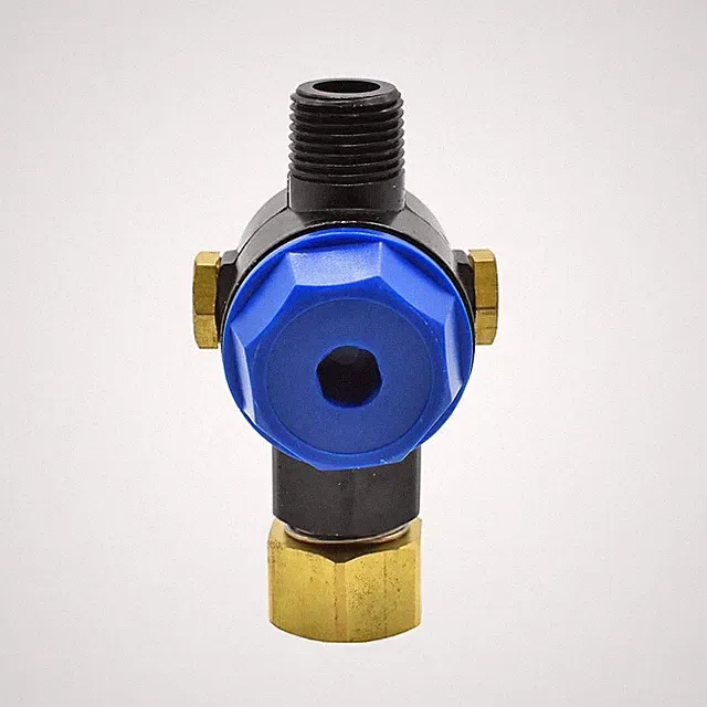 PW7204 Water Inlet Filter - 3/4 Inch Female NH x 1/2 Inch MNPT - Blue