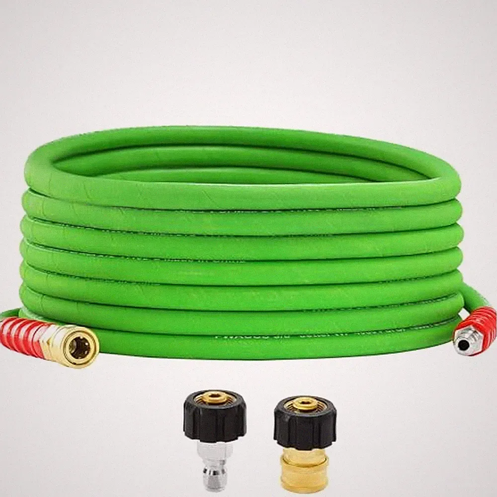PWACCS 25FT Pressure Washer Hose, 3/8" Kink-Resistant for Hot/Cold Water