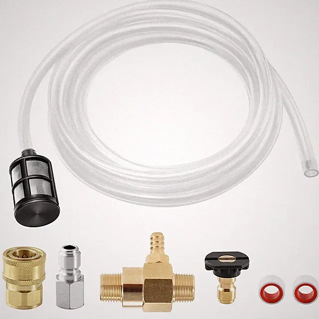 PWACCS Pressure Washer Chemical Injector, Downstream 2-3 GPM Brass