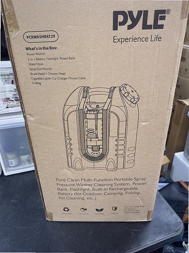 Pyle Pure Clean Multi-Function Portable Spray Pressure Washer Cleaning System