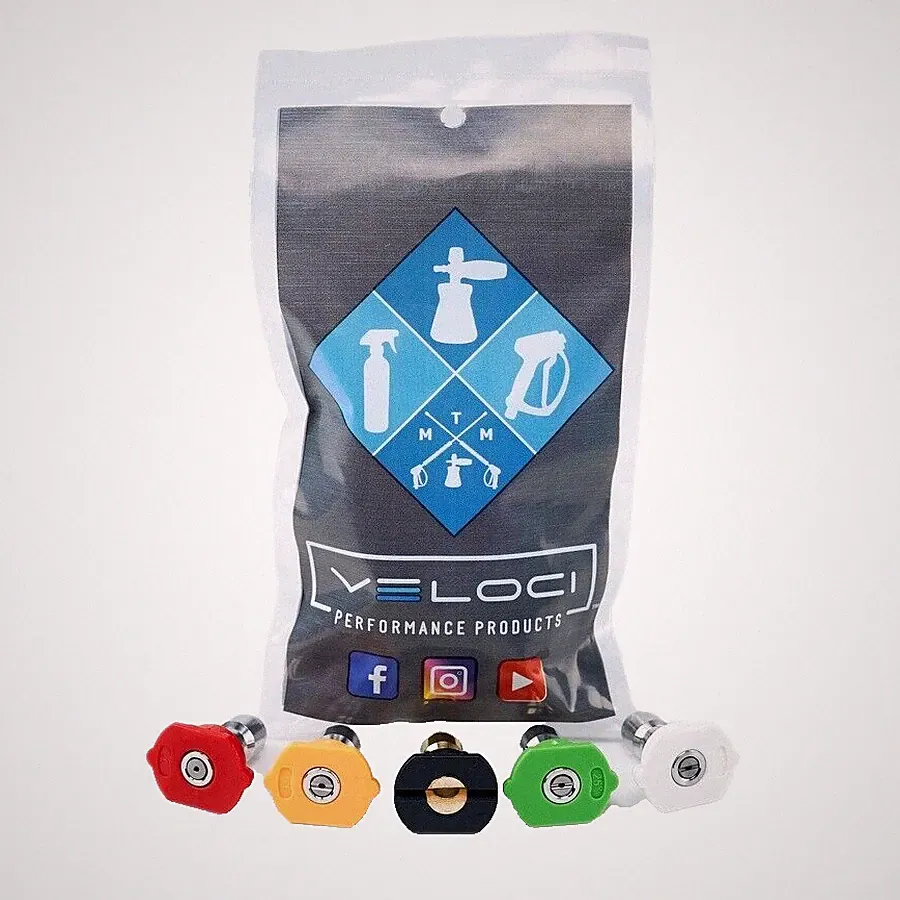 QC HydroJet SS 3.0 Pressure Washer Hydro Jet Spray Tips 5 Pack - 17.0157
