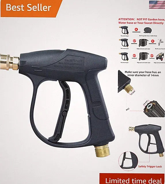 Quality 3000 PSI Power Washer Short Gun – Effortless Cleaning Experience