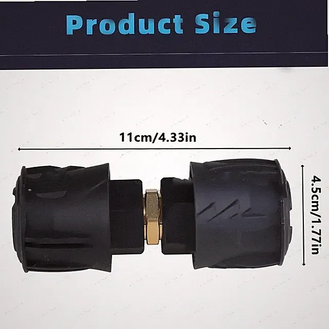 Quick Connect Extension Connector for Karcher K1K7 Pressure Washer Durable Brass