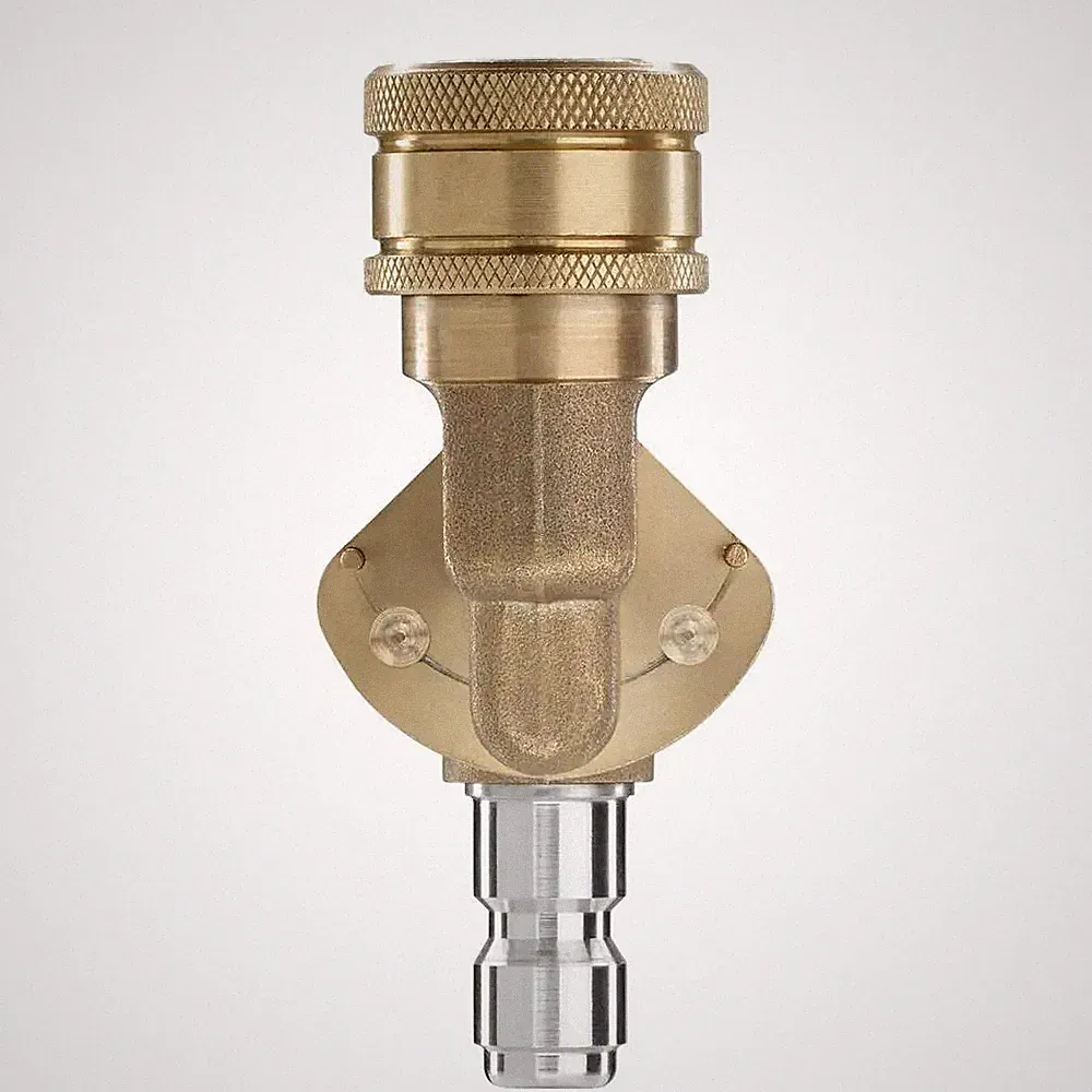 Quick-Connect Pivoting Coupler for Use with Most Pressure Washer Brands up to 45