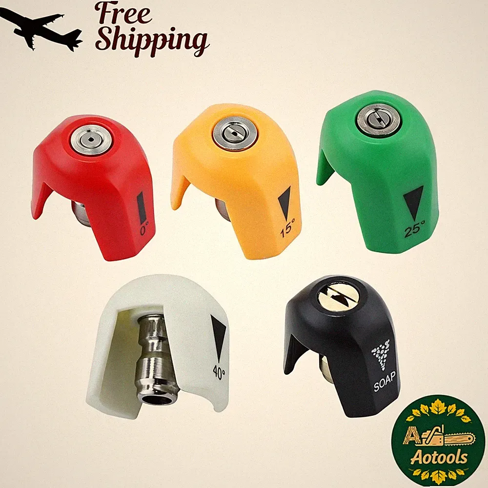 Quick Connect Spray Tips Nozzle Set For Sun Joe SPX 3000 Series Pressure Washer