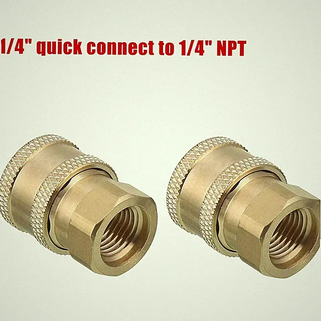 Quick Exchange Brass Coupler for Pressure Washer