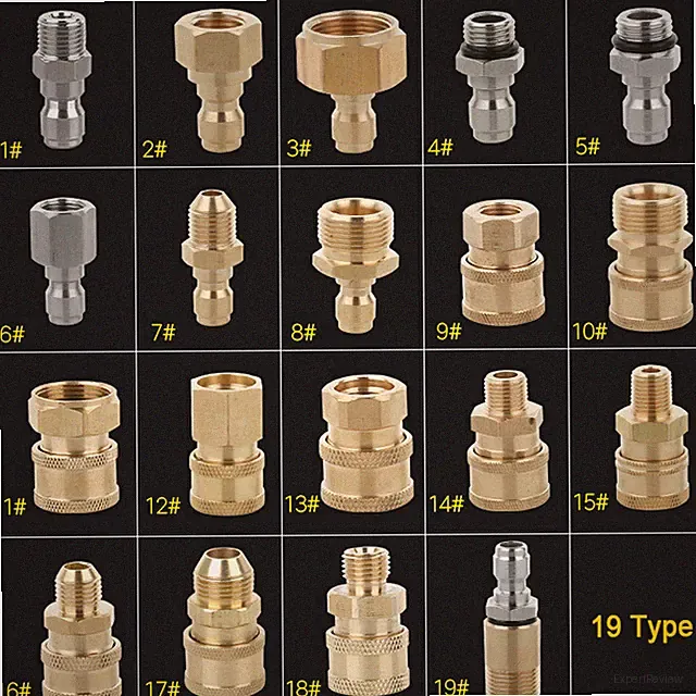Quick Release Coupler Connector Fitting for High Pressure Washer Gun & Hose G1/4