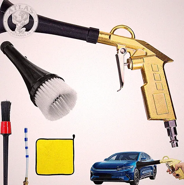 QZQUFJ Air Compressor for Car Detailing Detailing Tool, High Pressure Air Gun Dr