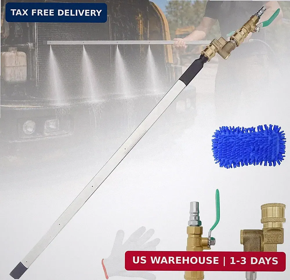 Radiator Cleaning Wand, 4500 PSI Pressure Washer Tool for Cars,Trucks & RVs, 202
