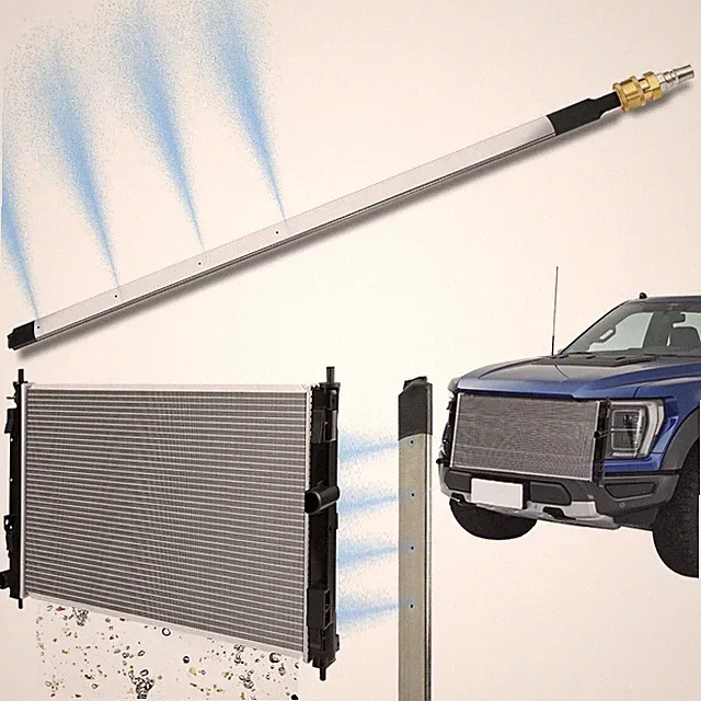 Radiator Cleaning Wand & Car A/C Condenser Cleaner Engine Cabin Air Filter Flush