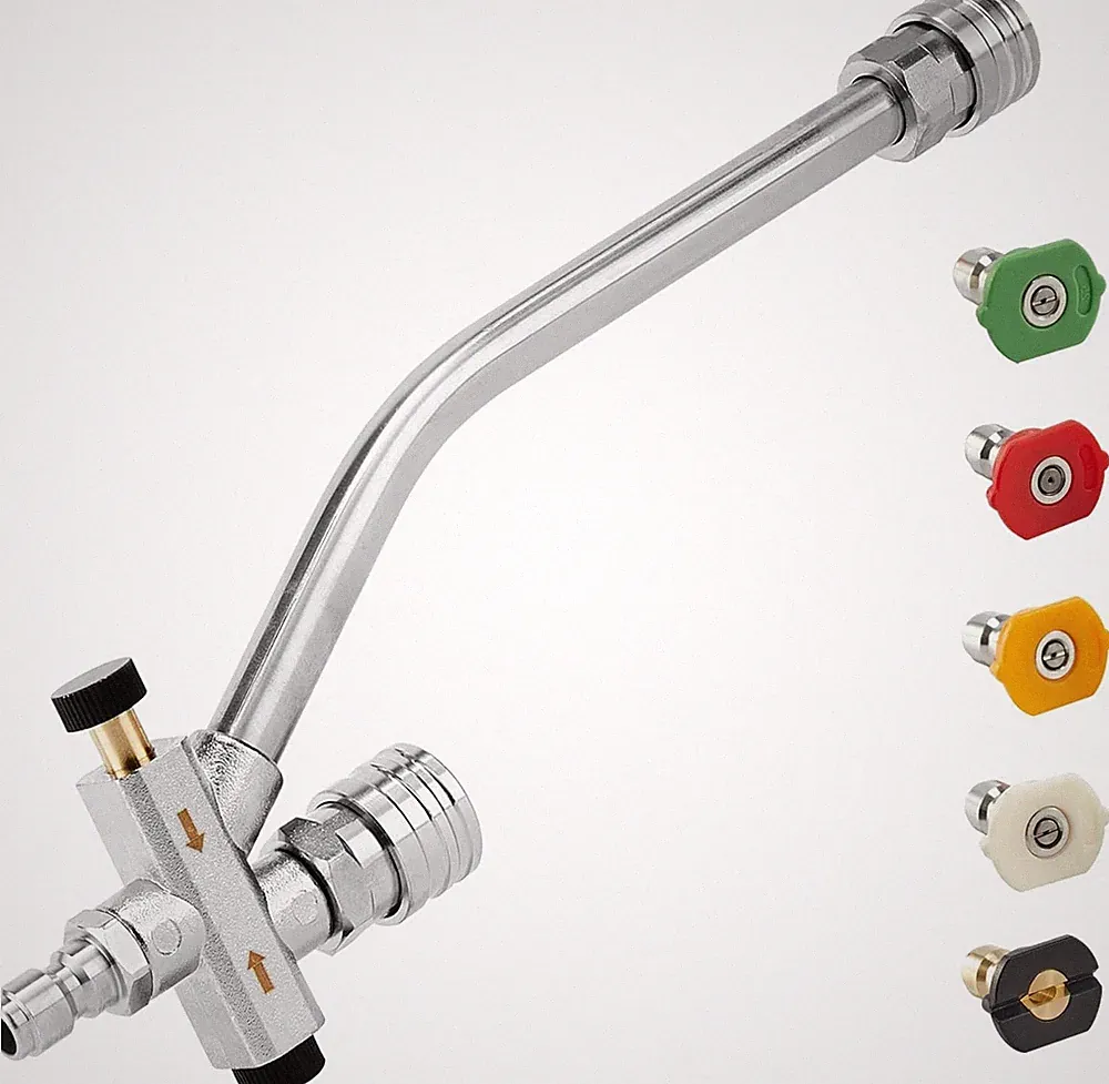Raincovo Dual Connector Lance Pressure Washer Foam Cannon, Power Washer Soap Att