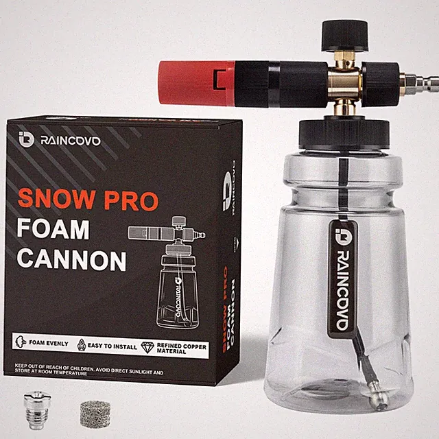 Raincovo Foam Cannon Wide Mouth for Pressure Washer Snow Pro Car Wash
