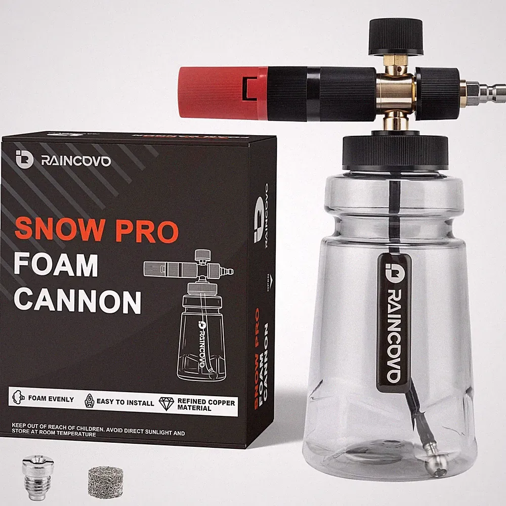 Raincovo Foam Cannon Wide Mouth for Pressure Washer, Thick Snow Foam Lance fo...