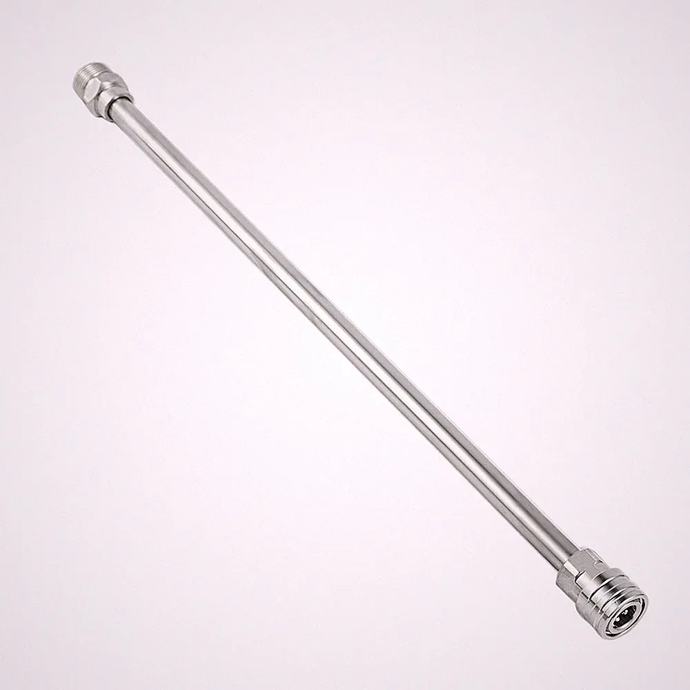 Raincovo Pressure Washer Extension Wand, 1/4 Inch Quick 17 Inch, Silvery