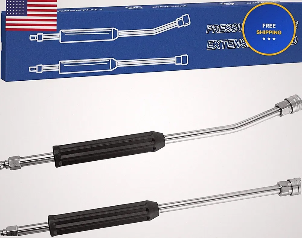 Raincovo Pressure Washer Extension Wand, Anti-Slip Grip Power Washer Lance for