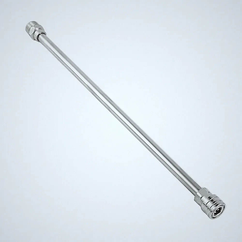 Raincovo Pressure Washer Extension Wand, Stainless Steel 17 Inch, Silvery