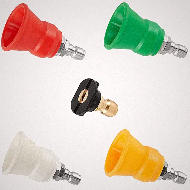 Raincovo Pressure Washer Nozzle Guard, Power Washer Nozzle Tips with Rubber P...