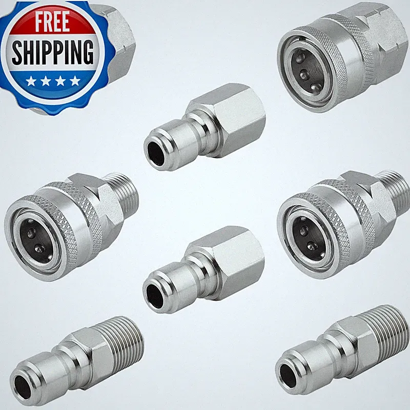 Raincovo Pressure Washer Quick Connect 3/8 Inch Pressure Washer Fittings