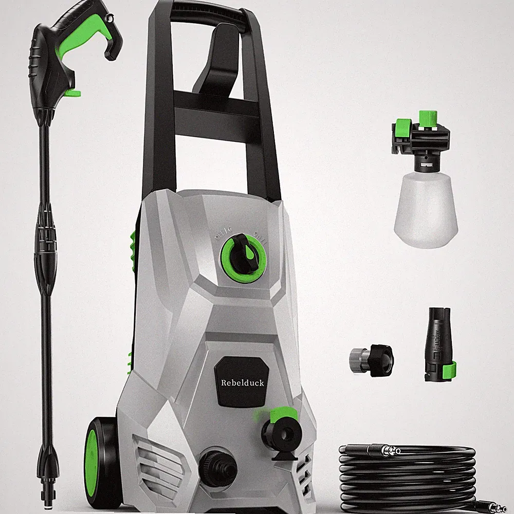 Rebelduck PW01GG 4000 PSI Electric Pressure Washer, 2.6 GPM, 4-in-1 Adjustable