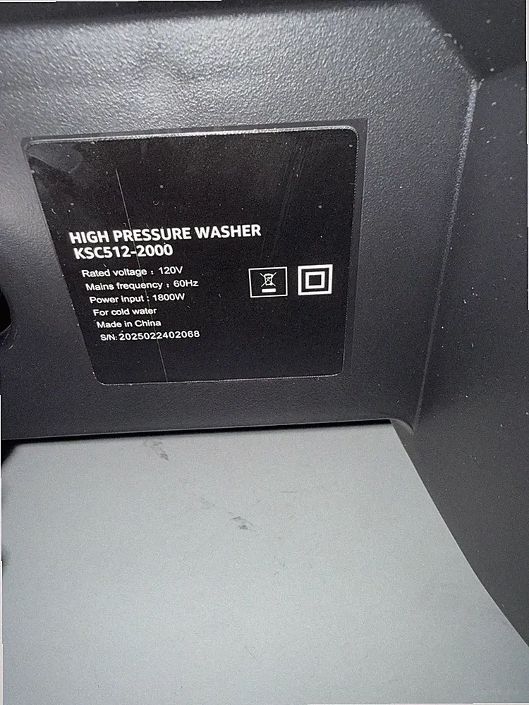 RED - KSC RED HIGH PRESSURE WASHER