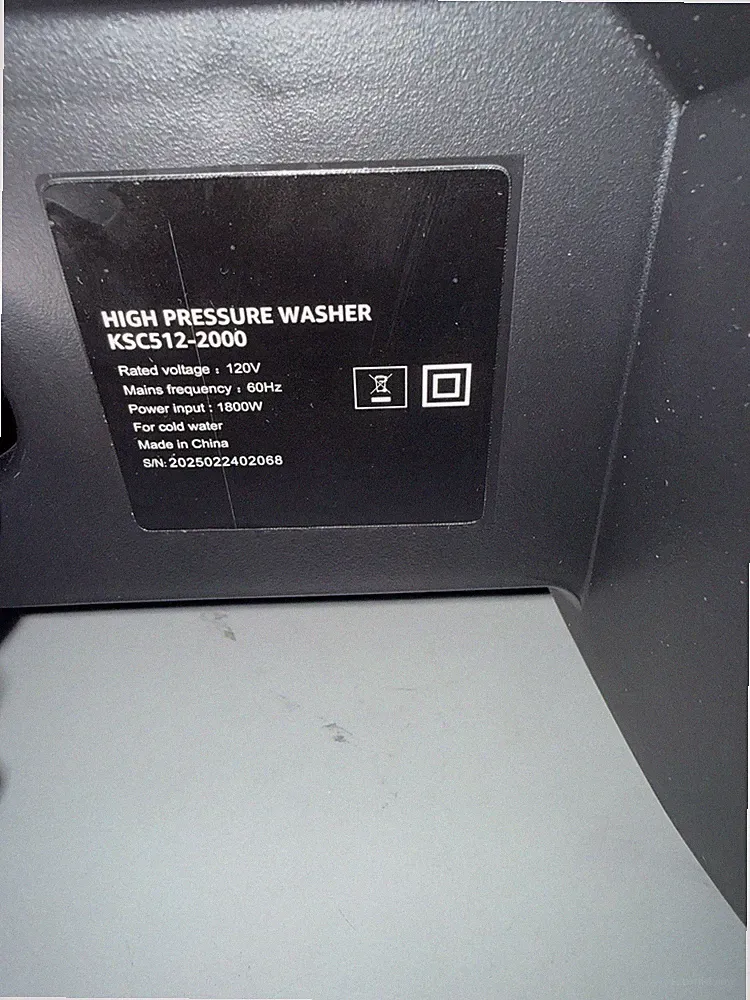 RED - KSC RED HIGH PRESSURE WASHER